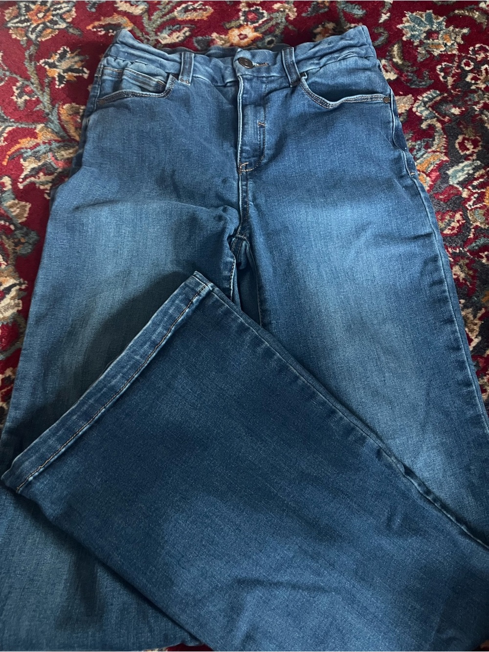 Rewash Women's Flare Jeans in Medium Blue